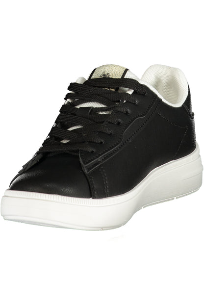 Chaussures de sport noires pour femmes US POLO ASSN.