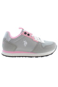 CALZADO DEPORTIVO GRIS PARA NIÑAS DE LA ASOCIACIÓN DE POLO DE EE. UU. U.S. POLO ASSN.