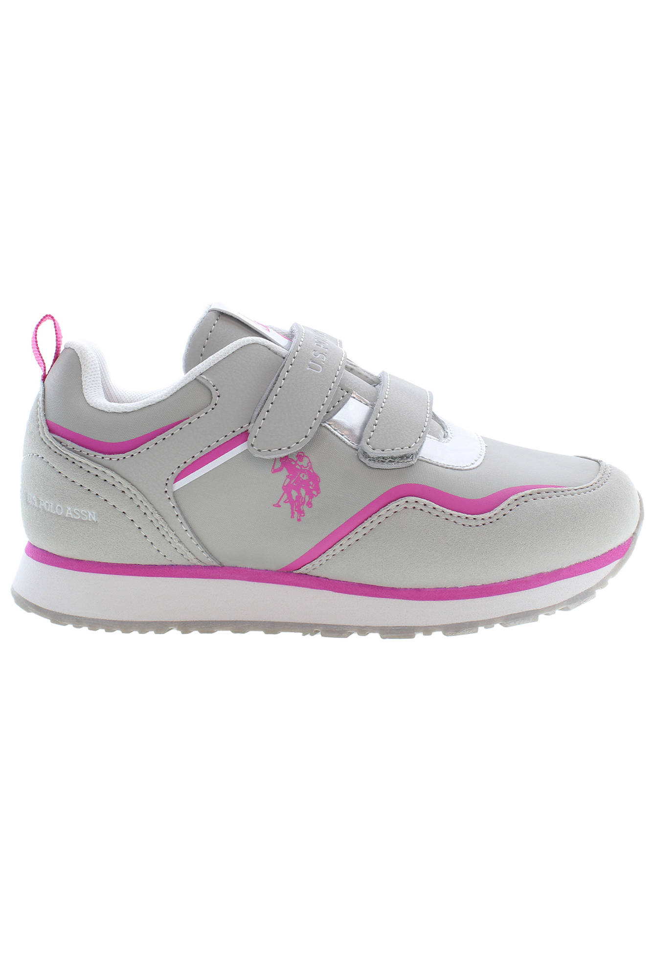 CALZADO DEPORTIVO GRIS PARA NIÑAS DE LA ASOCIACIÓN DE POLO DE EE. UU. U.S. POLO ASSN.