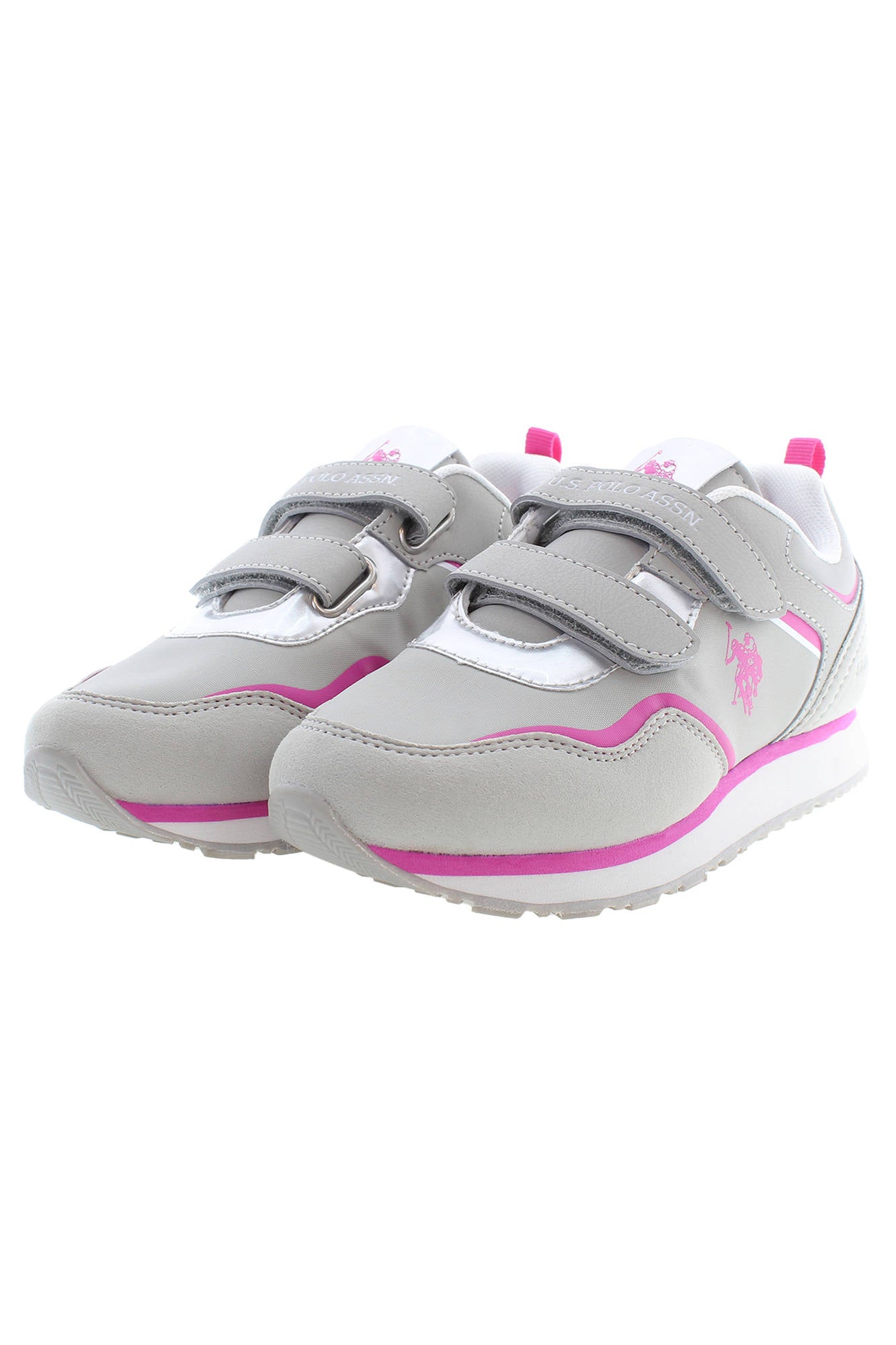 CALZADO DEPORTIVO GRIS PARA NIÑAS DE LA ASOCIACIÓN DE POLO DE EE. UU. U.S. POLO ASSN.
