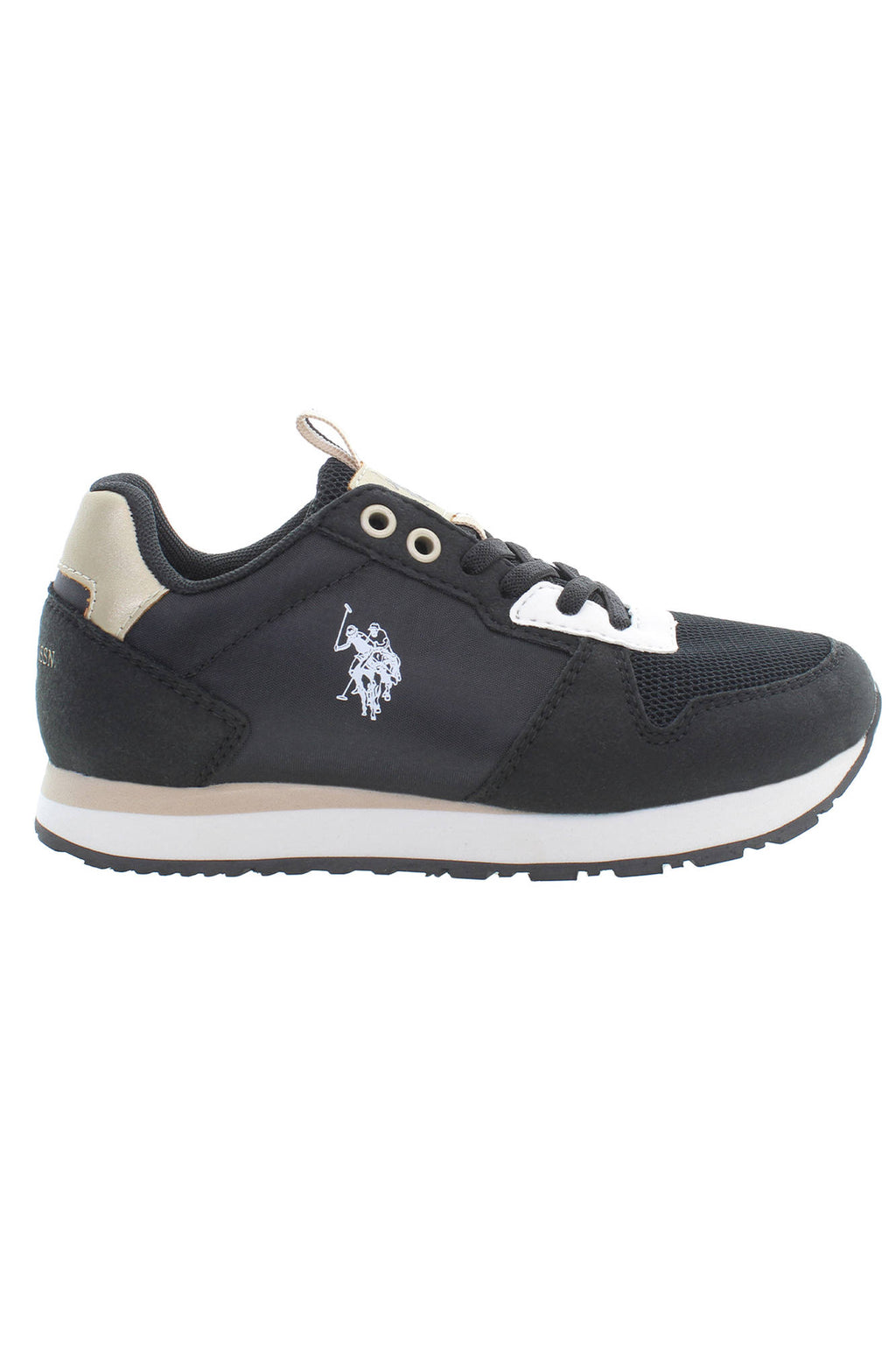 ASOCIACIÓN DE POLO DE EE. UU. CALZADO DEPORTIVO NEGRO PARA NIÑOS U.S. POLO ASSN.