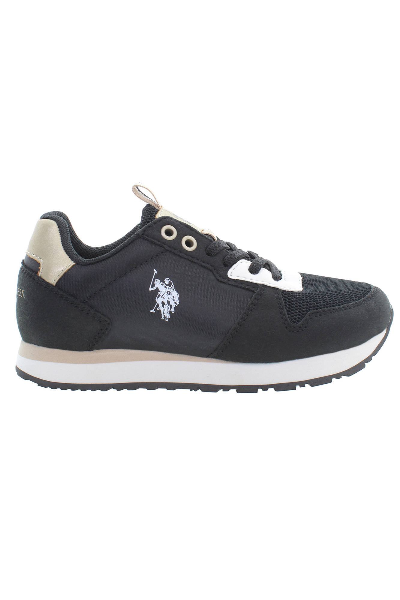 ASOCIACIÓN DE POLO DE EE. UU. CALZADO DEPORTIVO NEGRO PARA NIÑOS U.S. POLO ASSN.