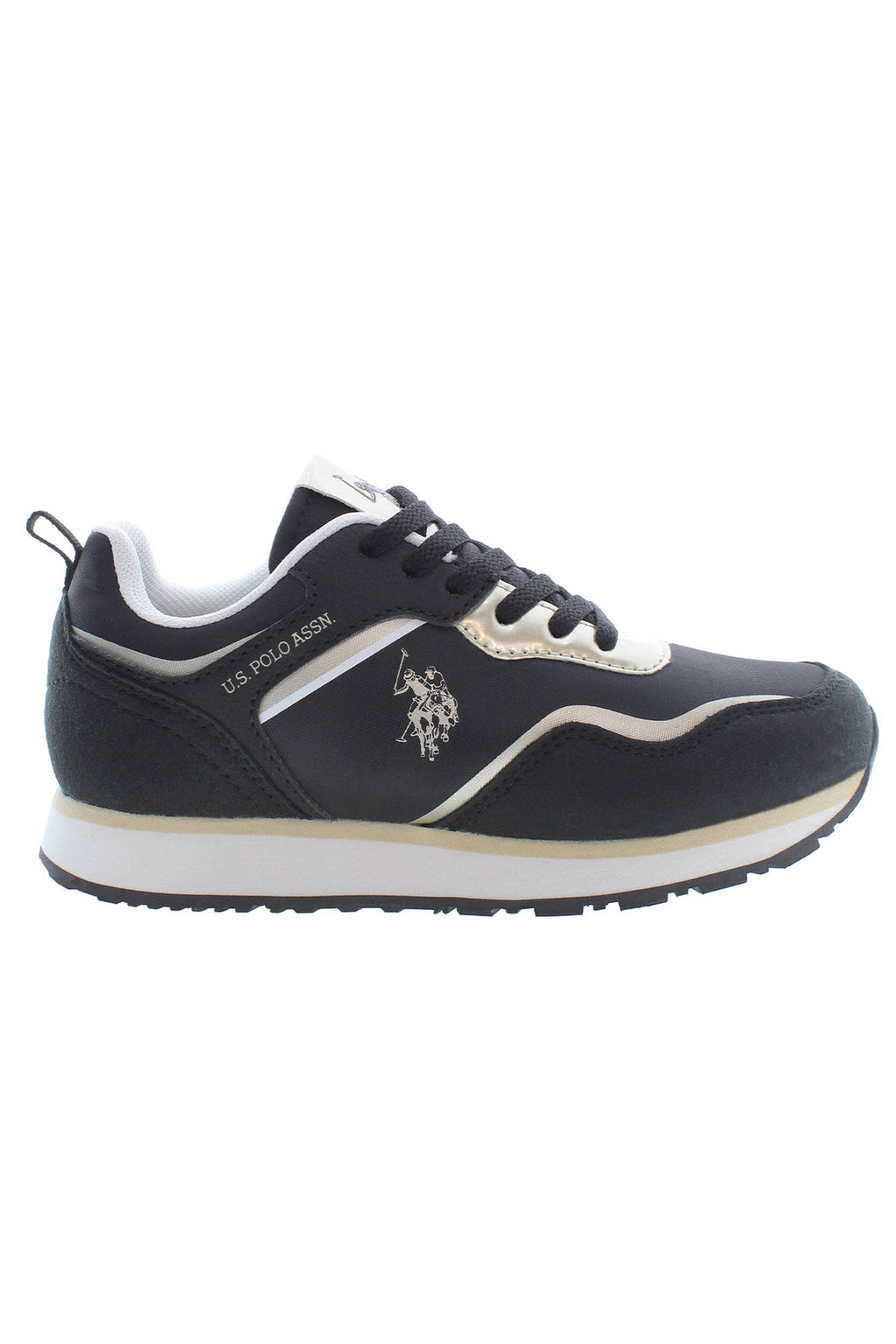 ASOCIACIÓN DE POLO DE EE. UU. CALZADO DEPORTIVO NEGRO PARA NIÑOS U.S. POLO ASSN.