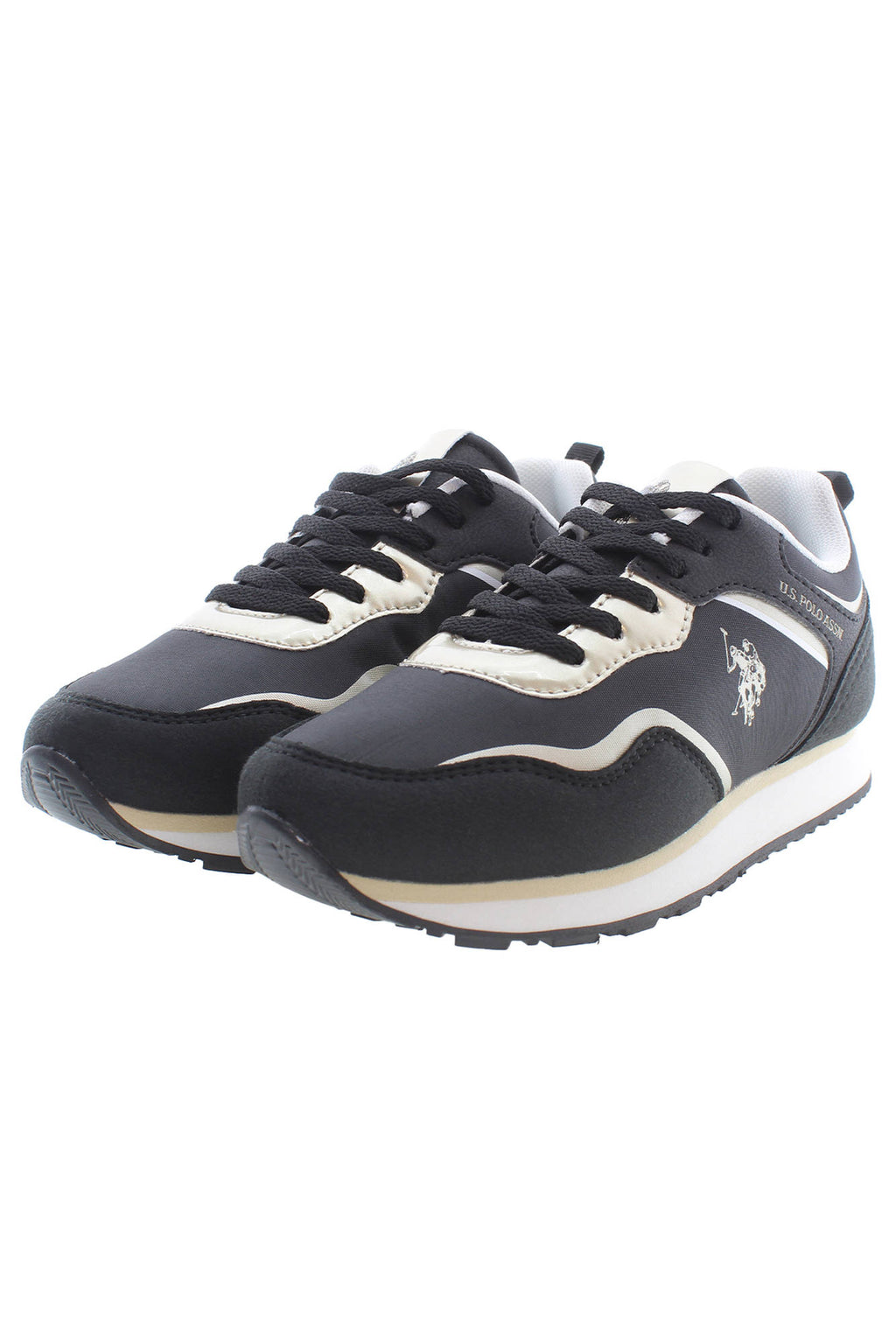 ASOCIACIÓN DE POLO DE EE. UU. CALZADO DEPORTIVO NEGRO PARA NIÑOS U.S. POLO ASSN.